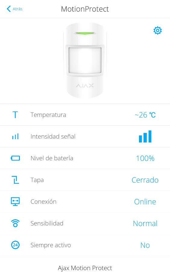 Añadir PIR Ajax